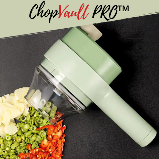 ChopVault Pro™ | Multifunctional 4 In 1 Wireless Electric Vegetables Cutter