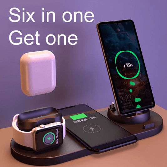 6 in 1 Wireless Charging Station